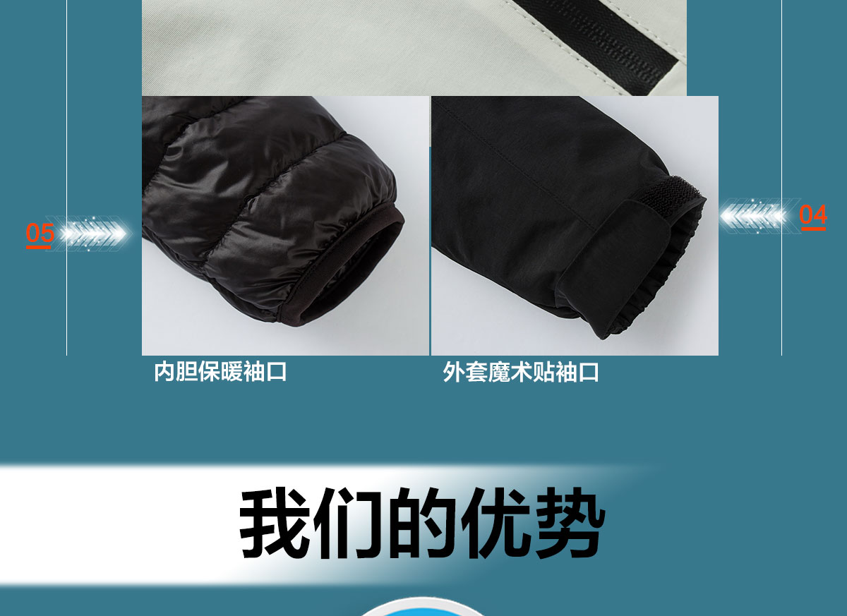 冲锋衣定做厂家合作企业团队展示